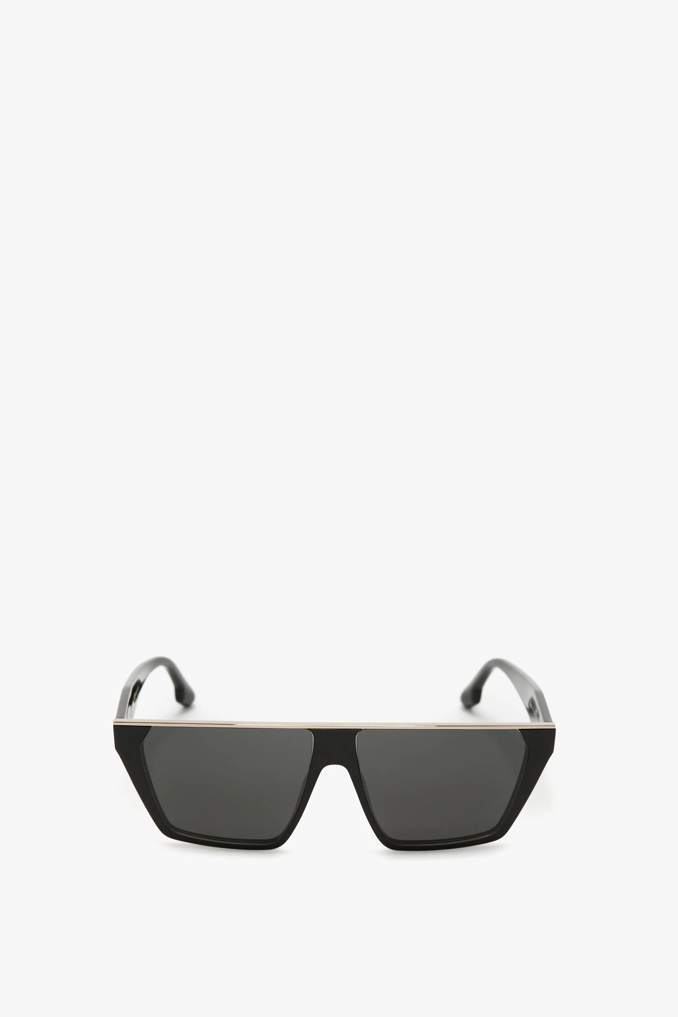 Flat Top Visor Sunglasses In Black sold by Victoria Beckham