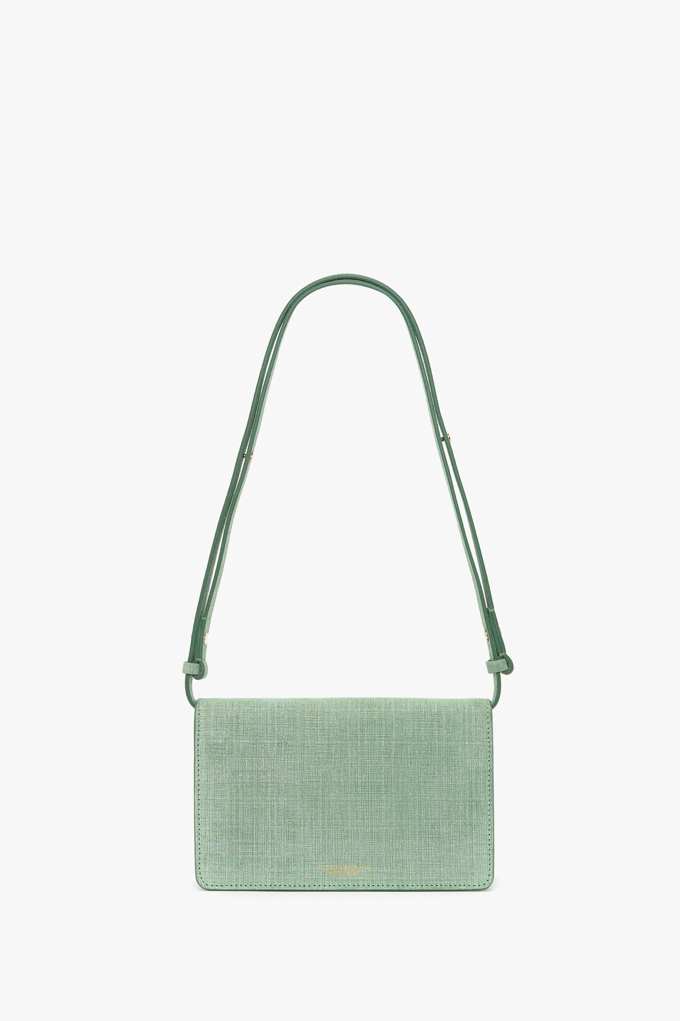 Mini Dorian Bag In Light Green Chambray Effect Suede sold by Victoria Beckham product image thumbnail 4