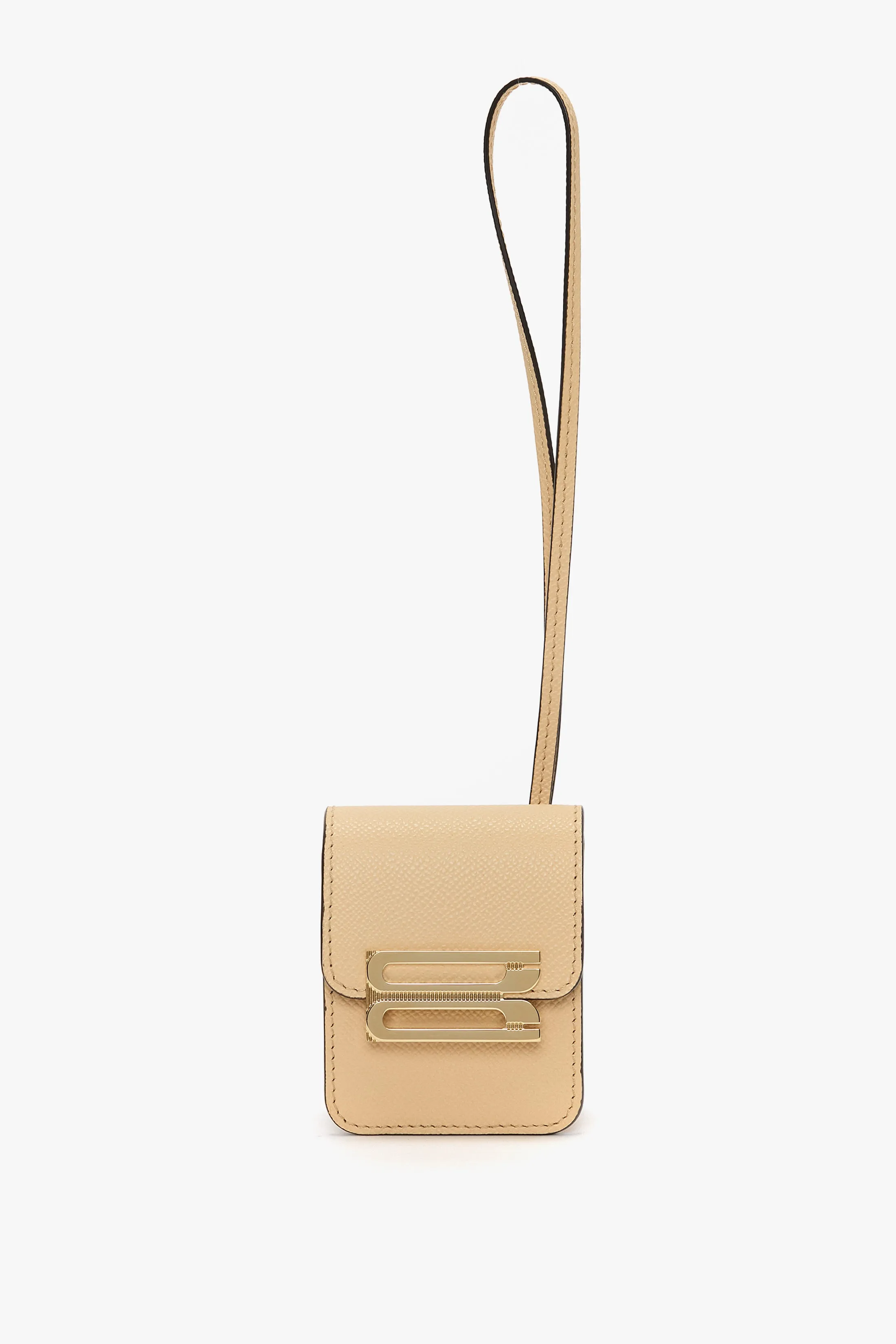 Dorian Pocket In Peach Grained Leather sold by Victoria Beckham