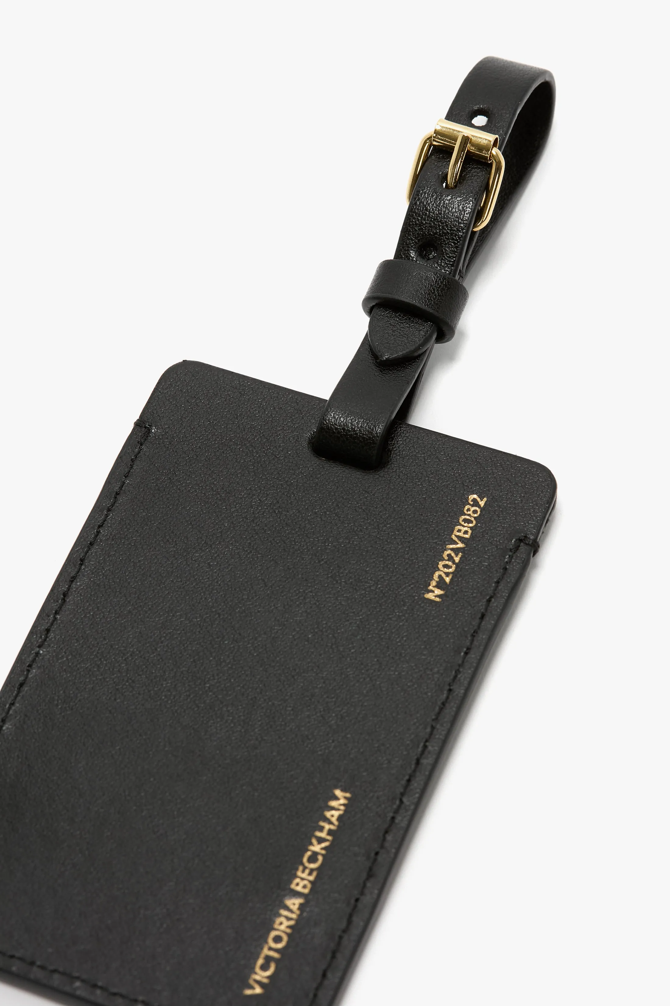 Luggage Tag In Black Leather sold by Victoria Beckham product image thumbnail 4