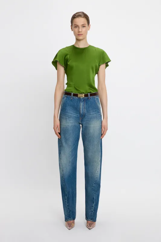 Twisted Slouch Jean In Vintage Wash sold by Victoria Beckham