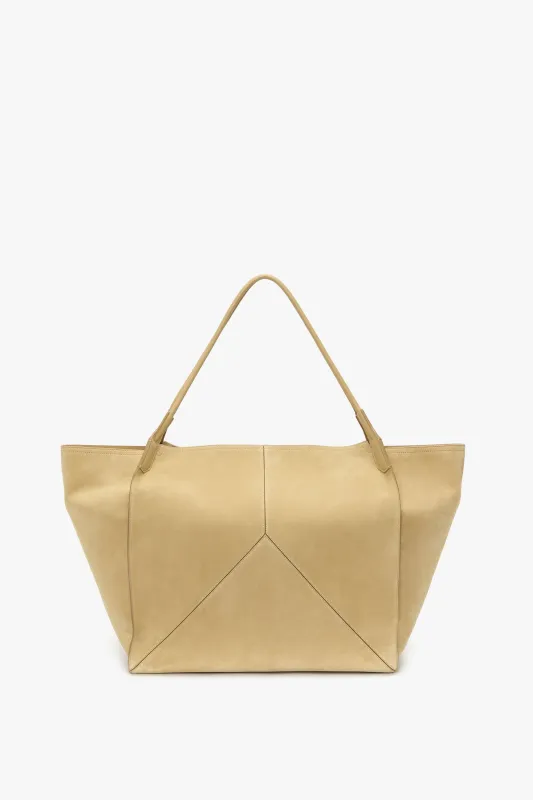 XL Victoria Tote In Sand Suede sold by Victoria Beckham