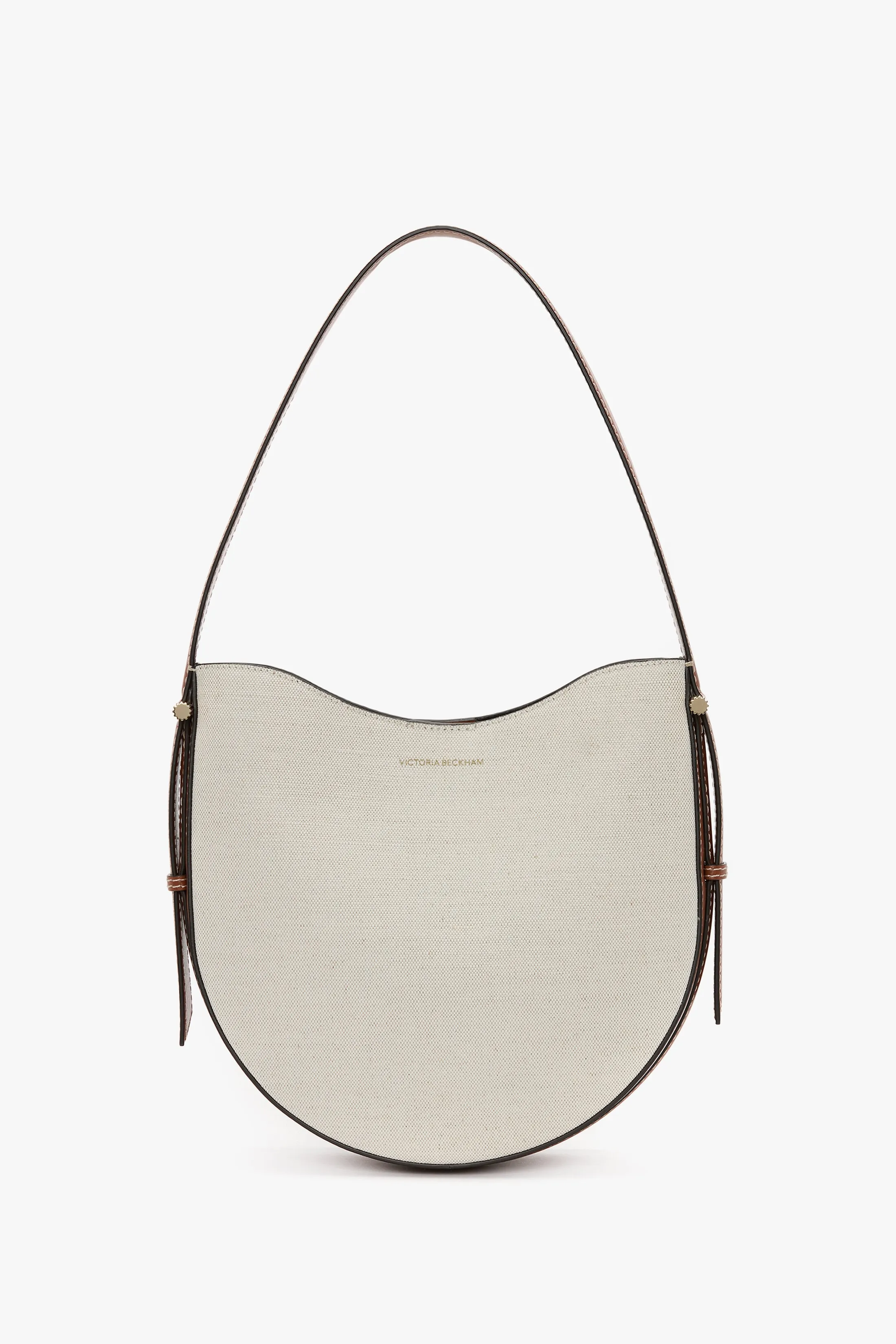 Medium Dia Hobo Bag In Ivory Canvas With Tan Leather sold by Victoria Beckham