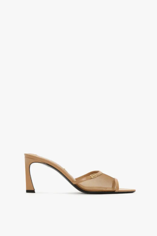 Mesh Mule In Tan sold by Victoria Beckham