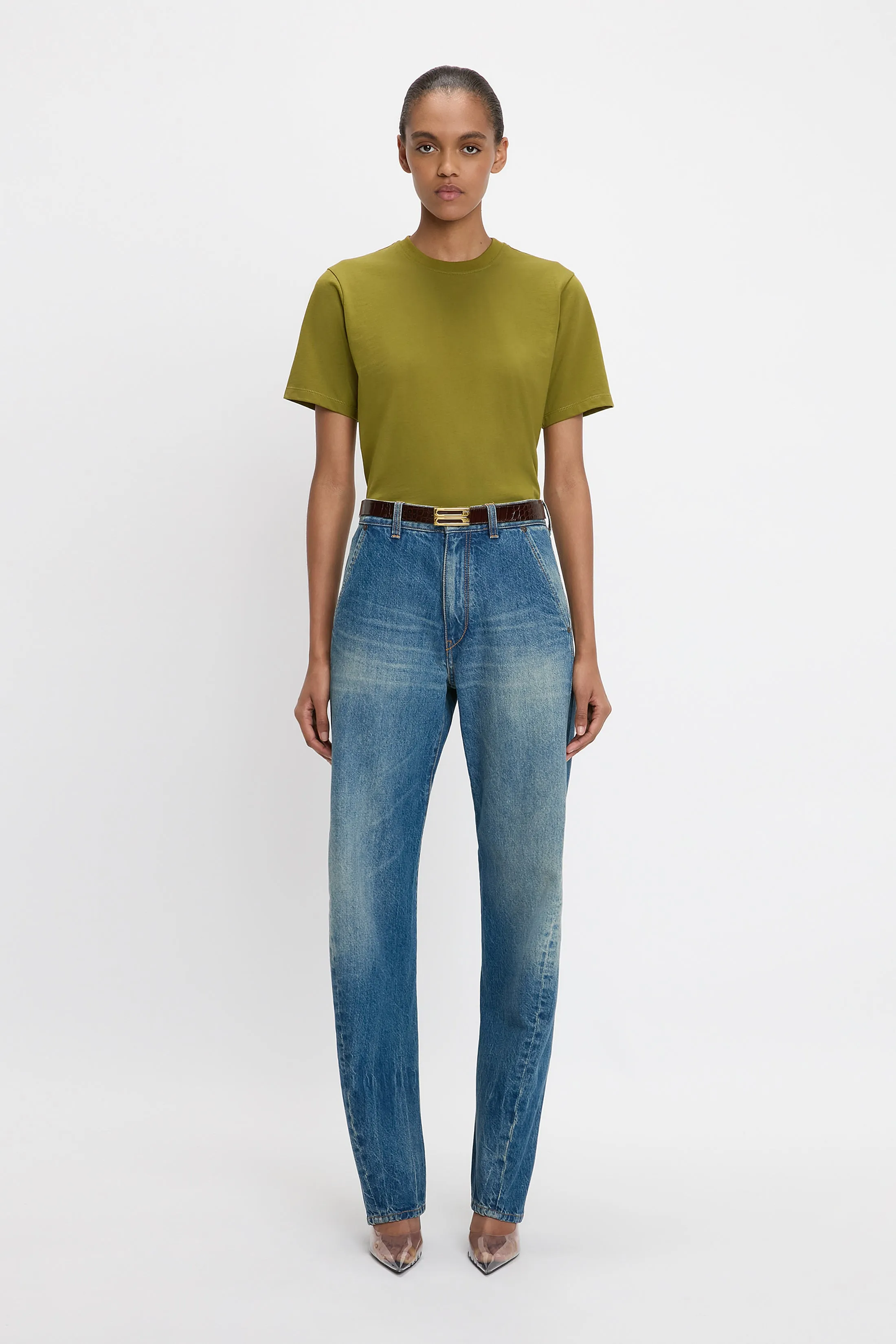 Victoria Tee In Willow sold by Victoria Beckham