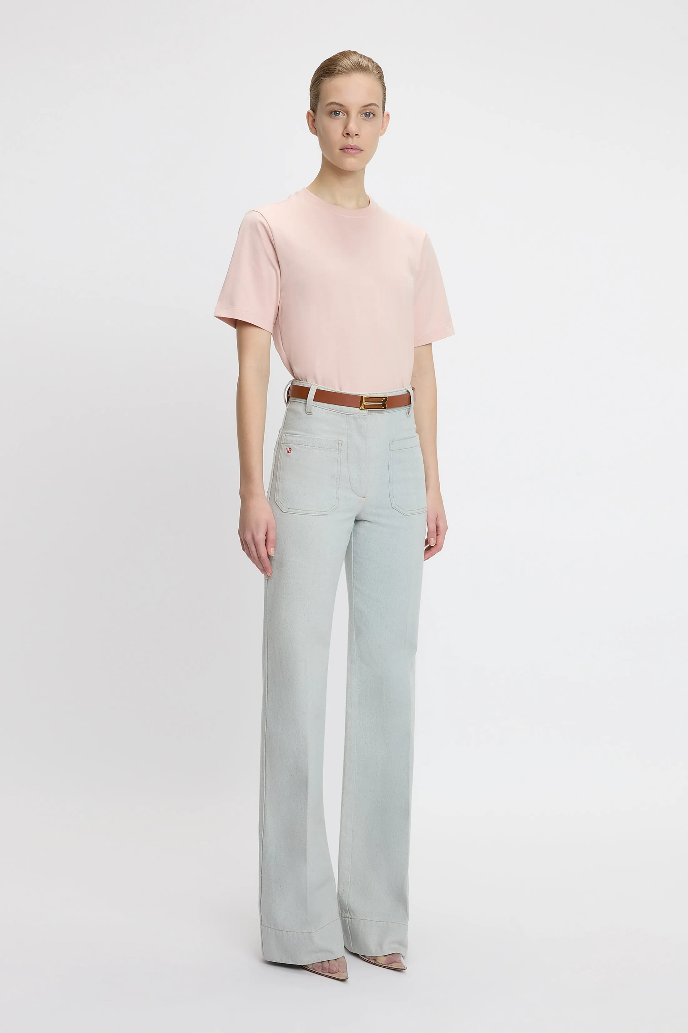 Victoria Tee In Blush sold by Victoria Beckham product image thumbnail 2