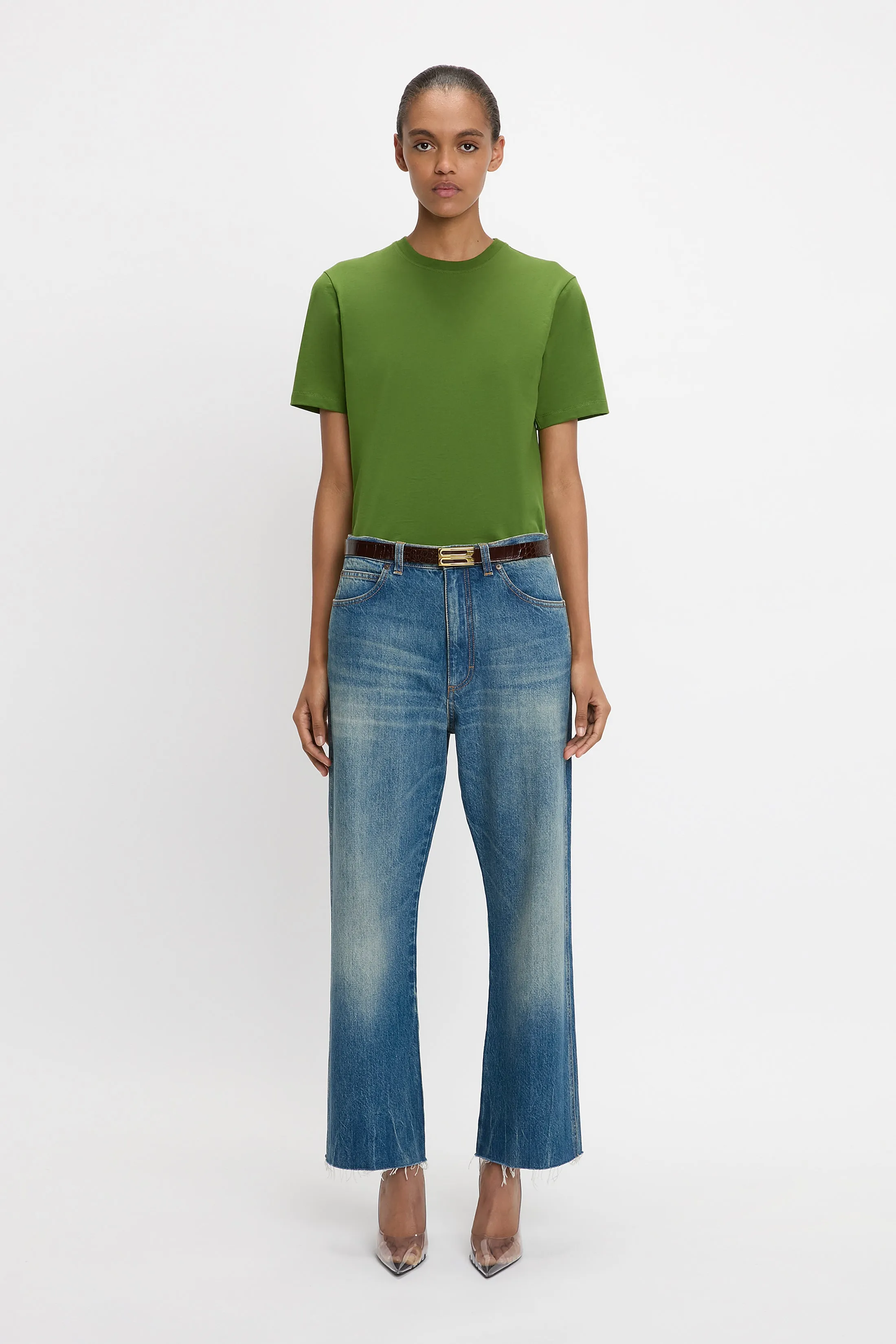 Victoria Tee In Algae sold by Victoria Beckham