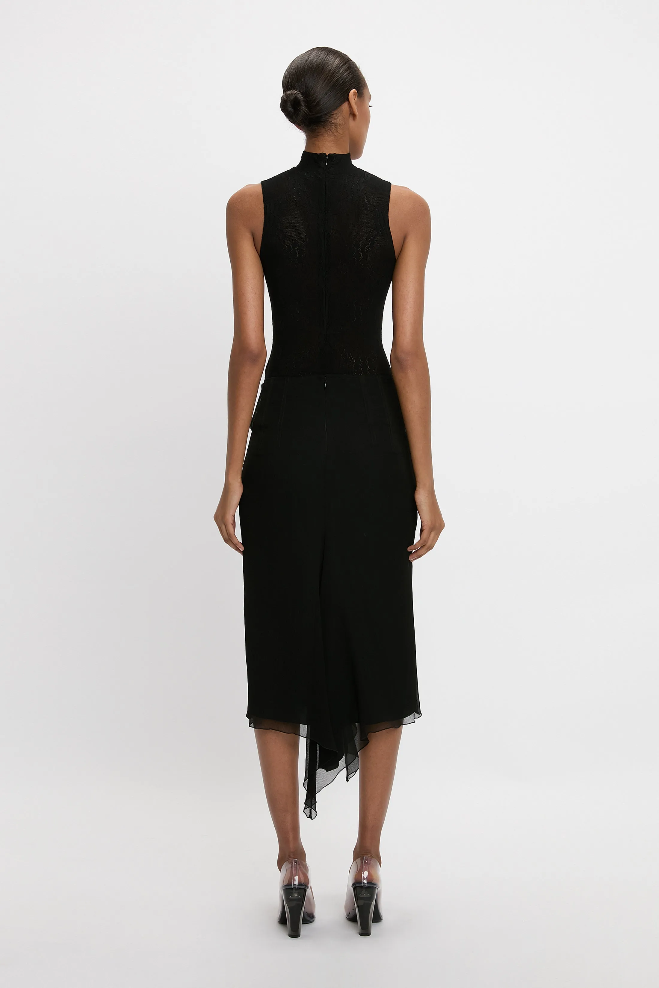 Corset Detail Skirt In Black sold by Victoria Beckham product image thumbnail 3