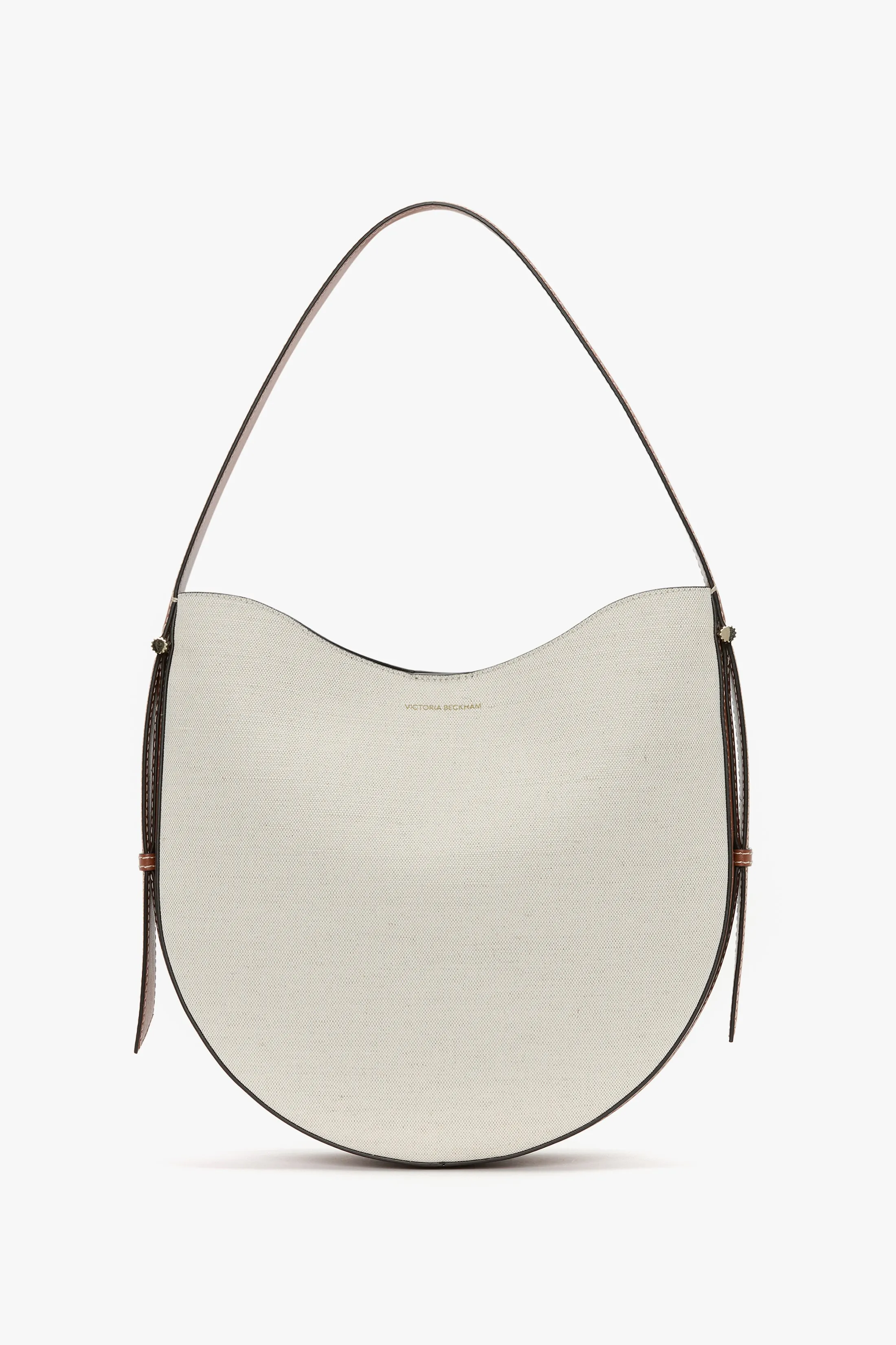 Dia Hobo Bag In Ivory Canvas sold by Victoria Beckham