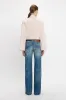 Blouson Sleeve Blouse In Blush sold by Victoria Beckham