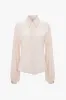 Blouson Sleeve Blouse In Blush sold by Victoria Beckham