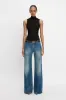 Low Waist Straight Leg Jean In Vintage Indigo sold by Victoria Beckham