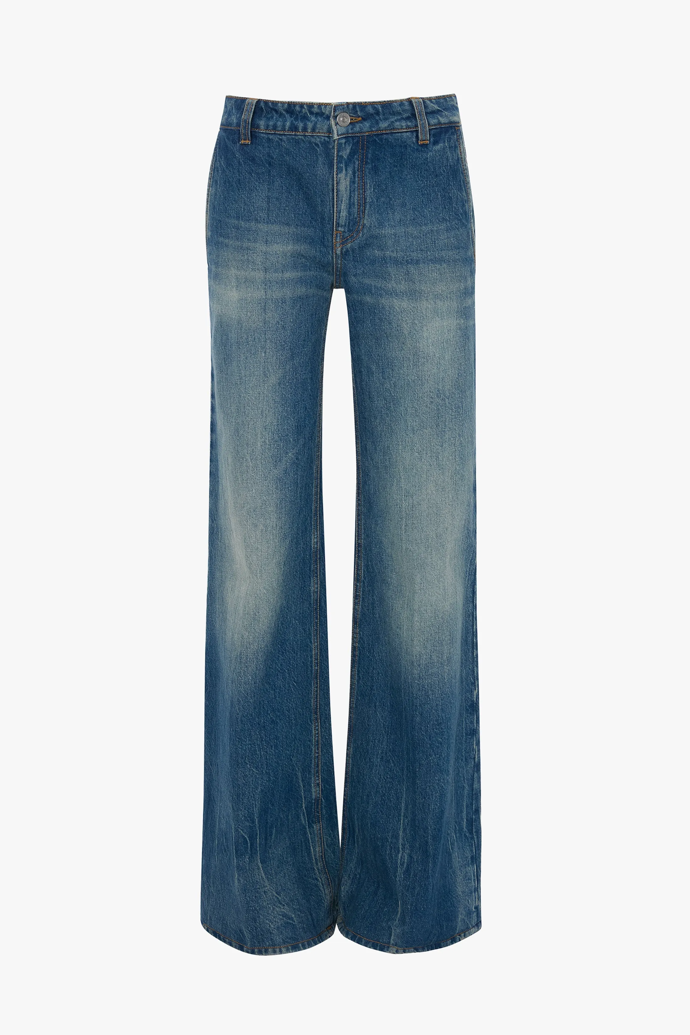 Gigi Low Waist Straight Leg Jean In Vintage Indigo sold by Victoria Beckham product image thumbnail 5