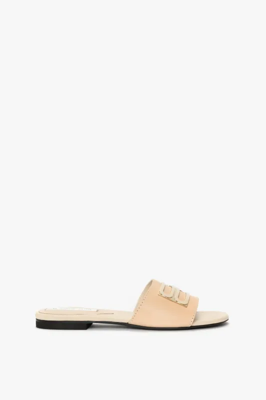 Dorian Slide In Neutral Leather sold by Victoria Beckham
