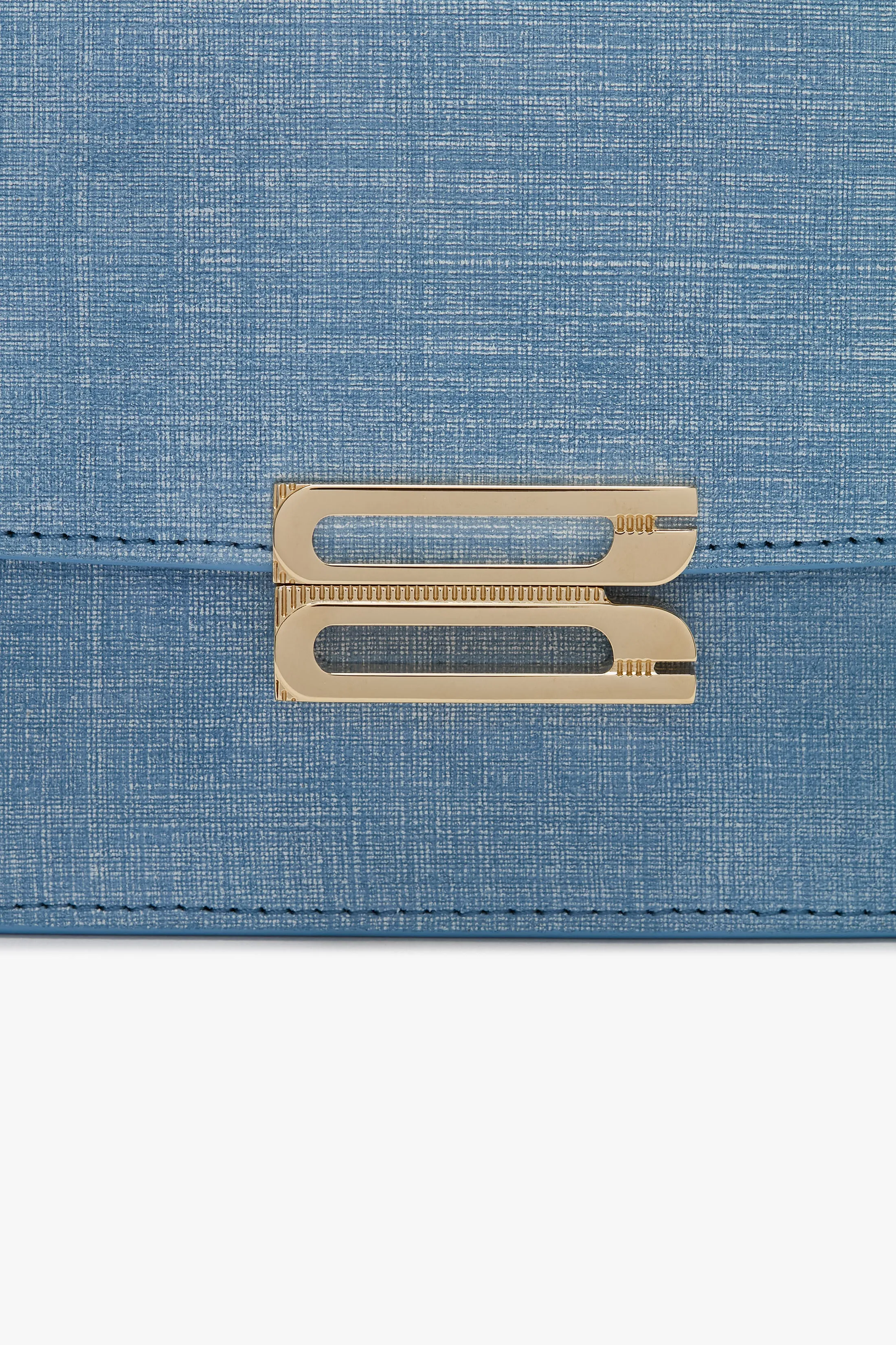 Mini Dorian Bag In Light Blue Chambray Effect Suede sold by Victoria Beckham product image thumbnail 5
