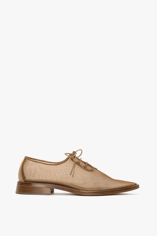 Mesh Lace Up In Tan sold by Victoria Beckham