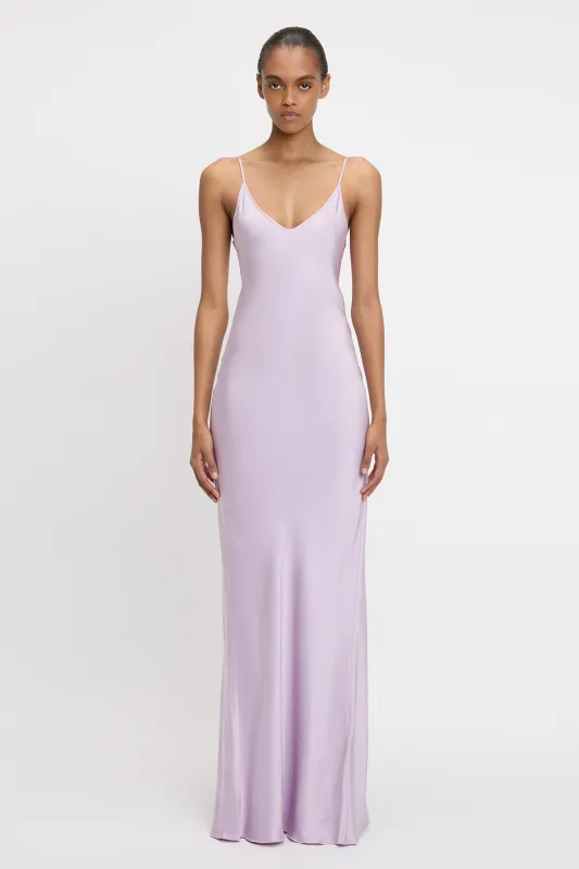 Cami Floor-Length Dress In Petunia made by Victoria Beckham