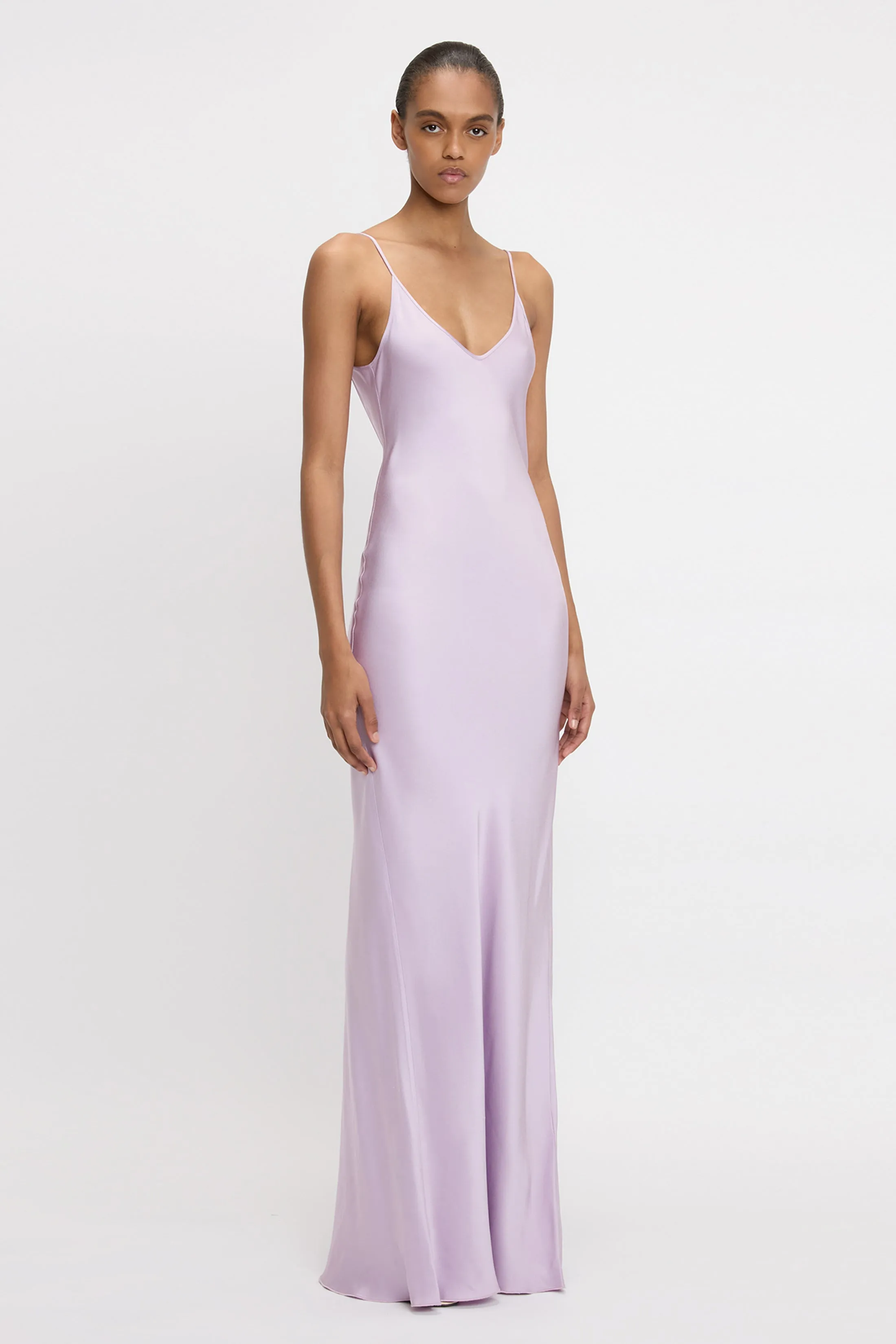 Cami Floor-Length Dress In Petunia sold by Victoria Beckham product image thumbnail 2