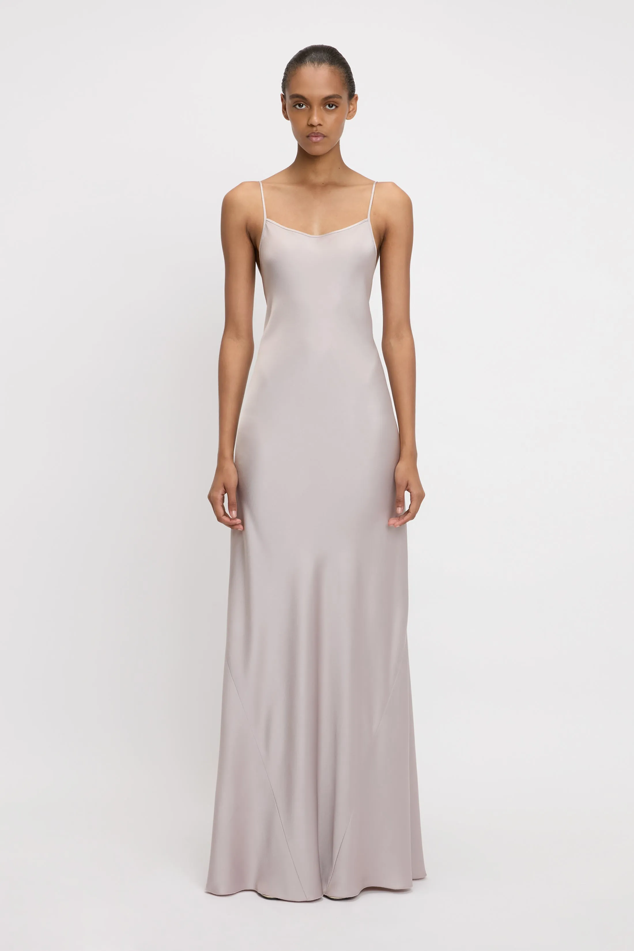Cami Floor-Length Dress In Heather sold by Victoria Beckham