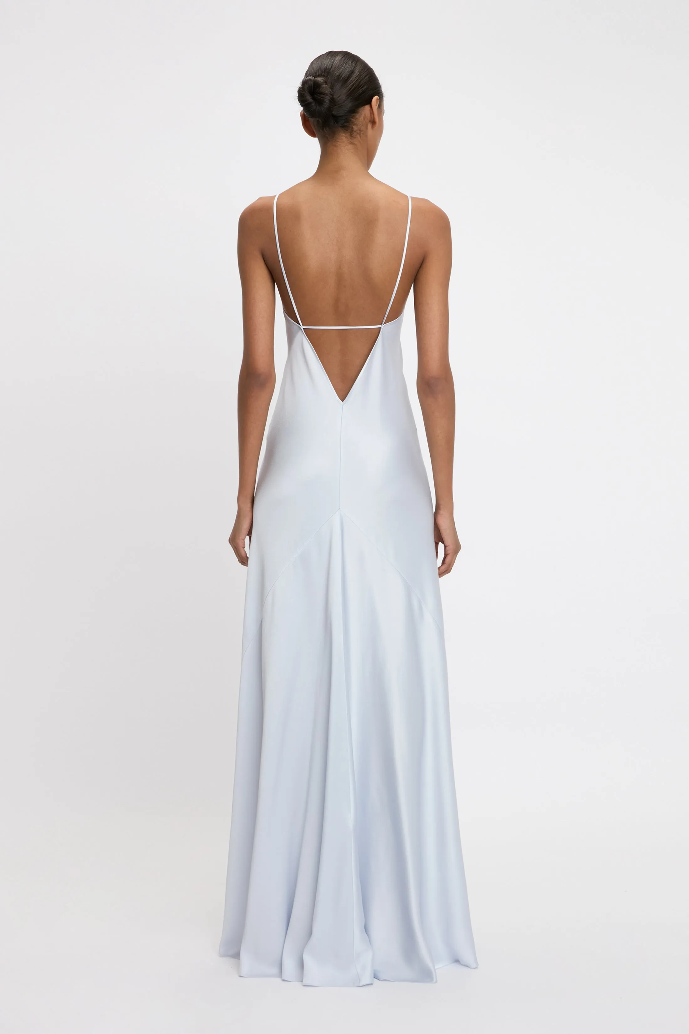 Cami Floor-Length Dress In Ice sold by Victoria Beckham product image thumbnail 3