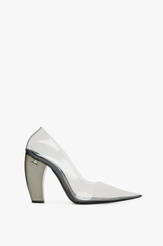 Transparent Heel PVC Pump In Black sold by Victoria Beckham