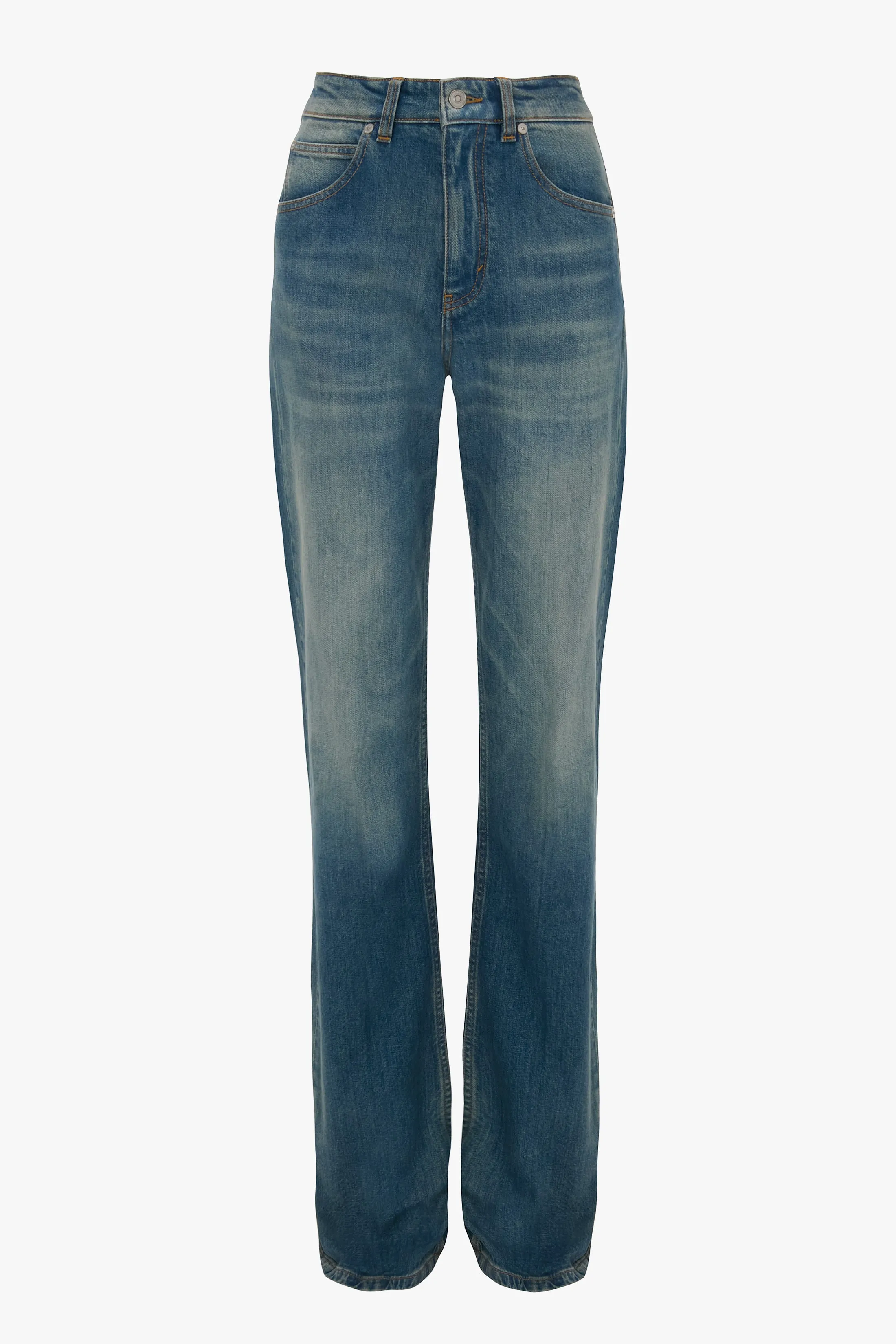 Julia High Waisted Jean In Washed Blue sold by Victoria Beckham product image thumbnail 5
