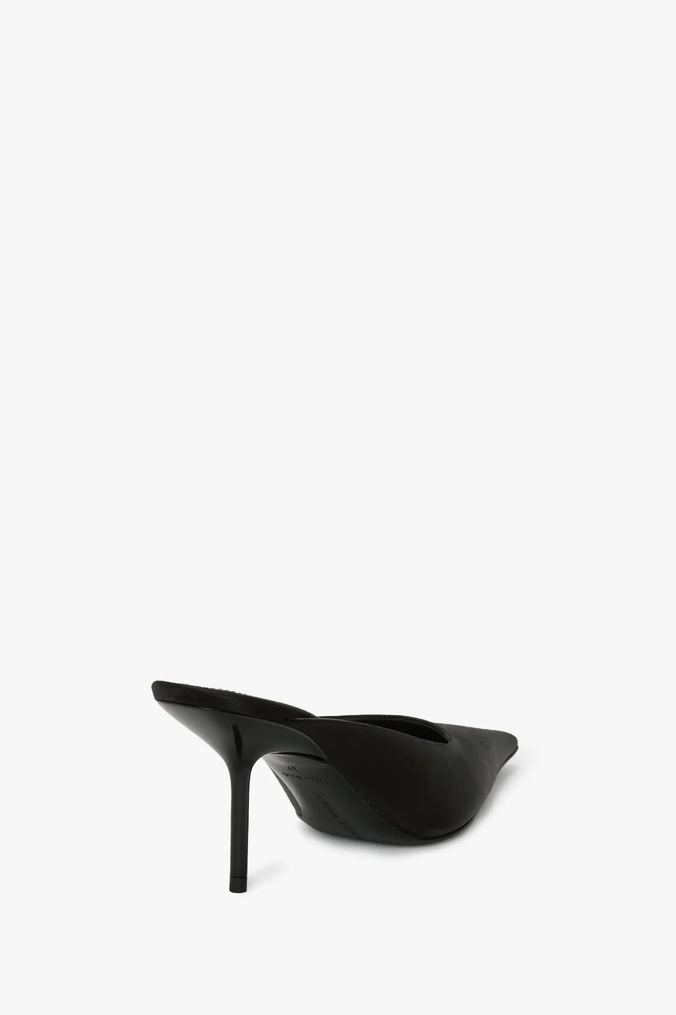 Sloan Stiletto Mule In Black Satin sold by Victoria Beckham product image thumbnail 3