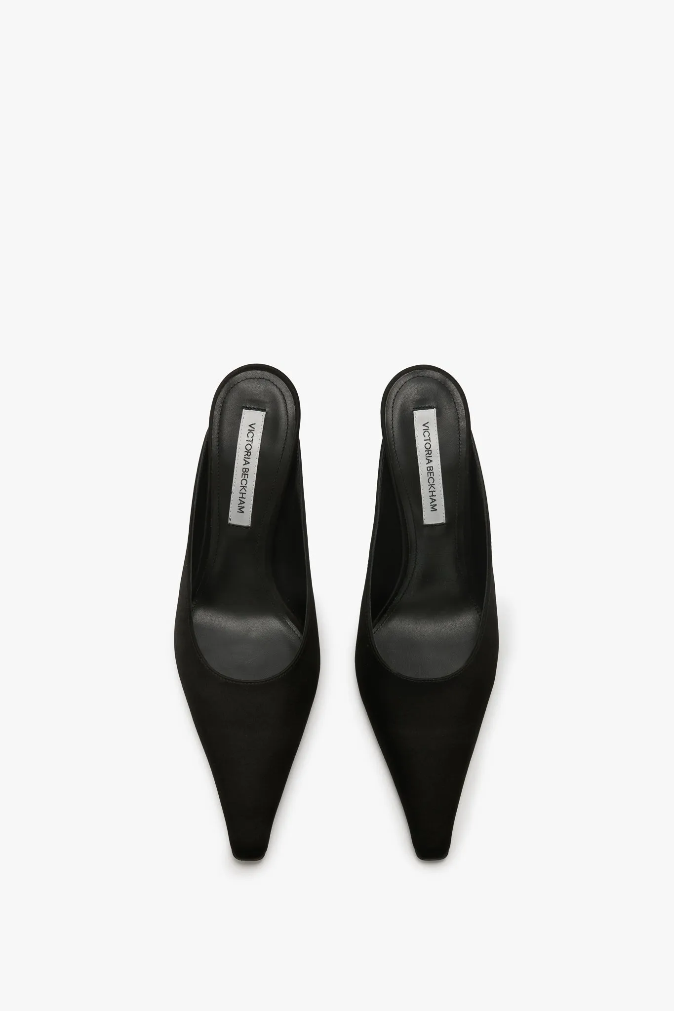 Sloan Stiletto Mule In Black Satin sold by Victoria Beckham product image thumbnail 4