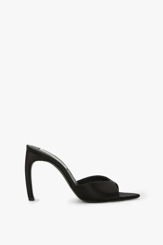 Harlow Mule In Black Satin sold by Victoria Beckham
