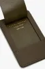 Luggage Tag In Khaki Soft Grained Leather sold by Victoria Beckham