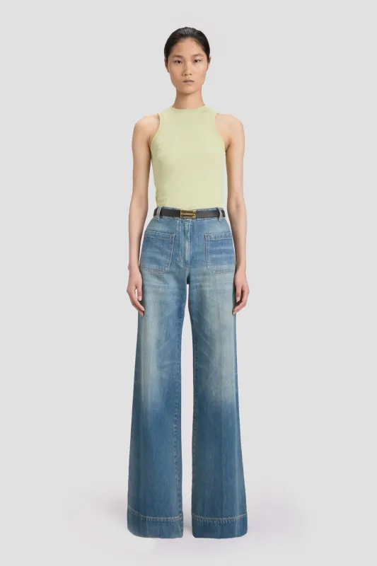 Tank Top In Pistachio sold by Victoria Beckham