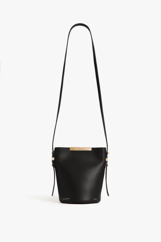 Mini Bucket Bag in Black Leather sold by Victoria Beckham