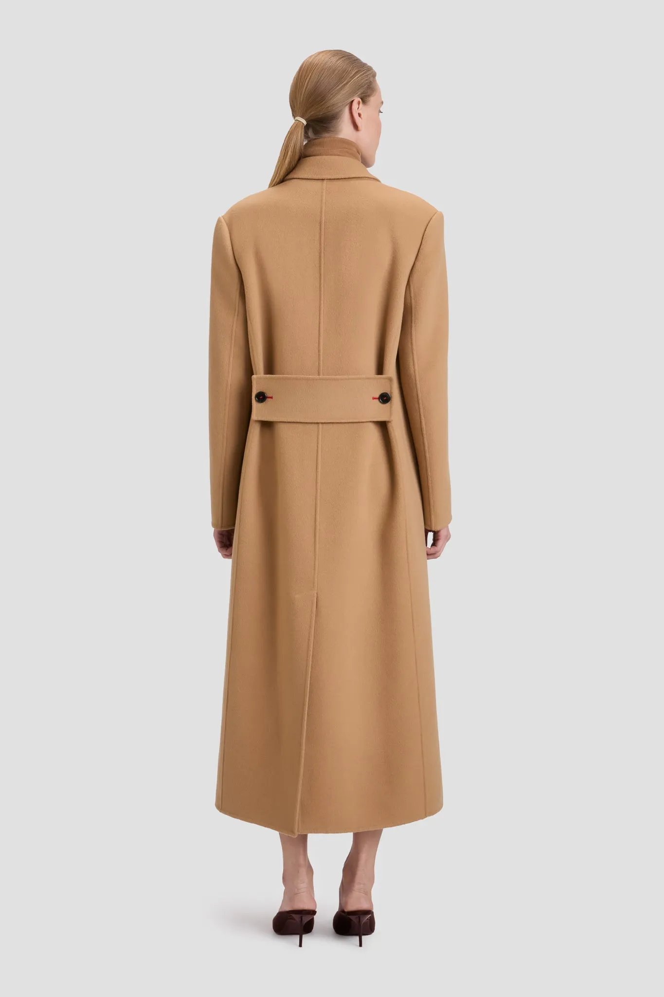 Overcoat In Camel sold by Victoria Beckham product image thumbnail 3