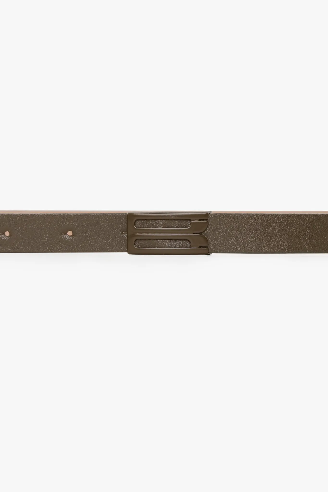 Tonal Micro Dorian Belt In Dark Khaki Smooth Leather sold by Victoria Beckham product image thumbnail 3