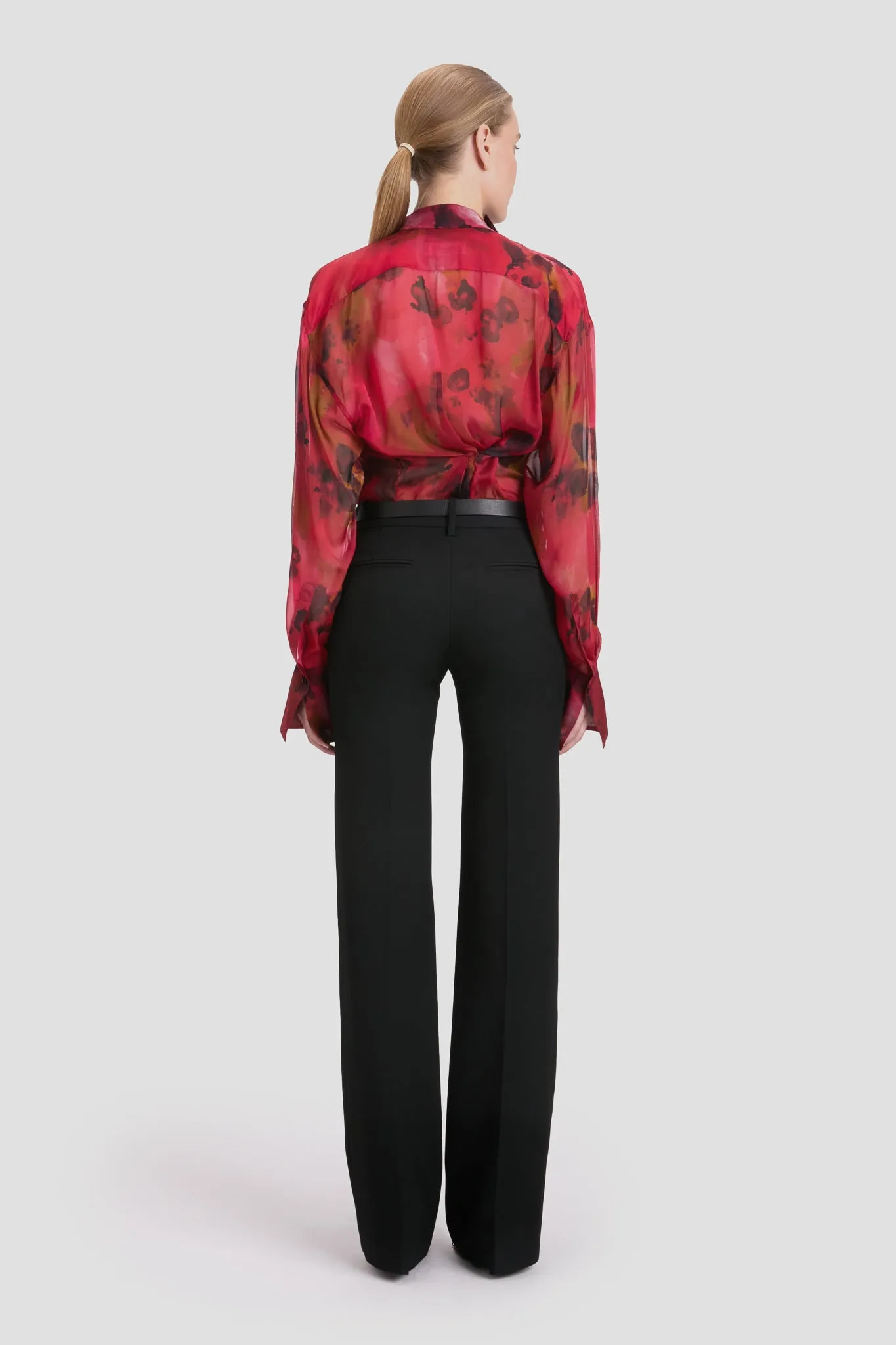 Tailored Straight Leg Trouser In Black sold by Victoria Beckham product image thumbnail 4