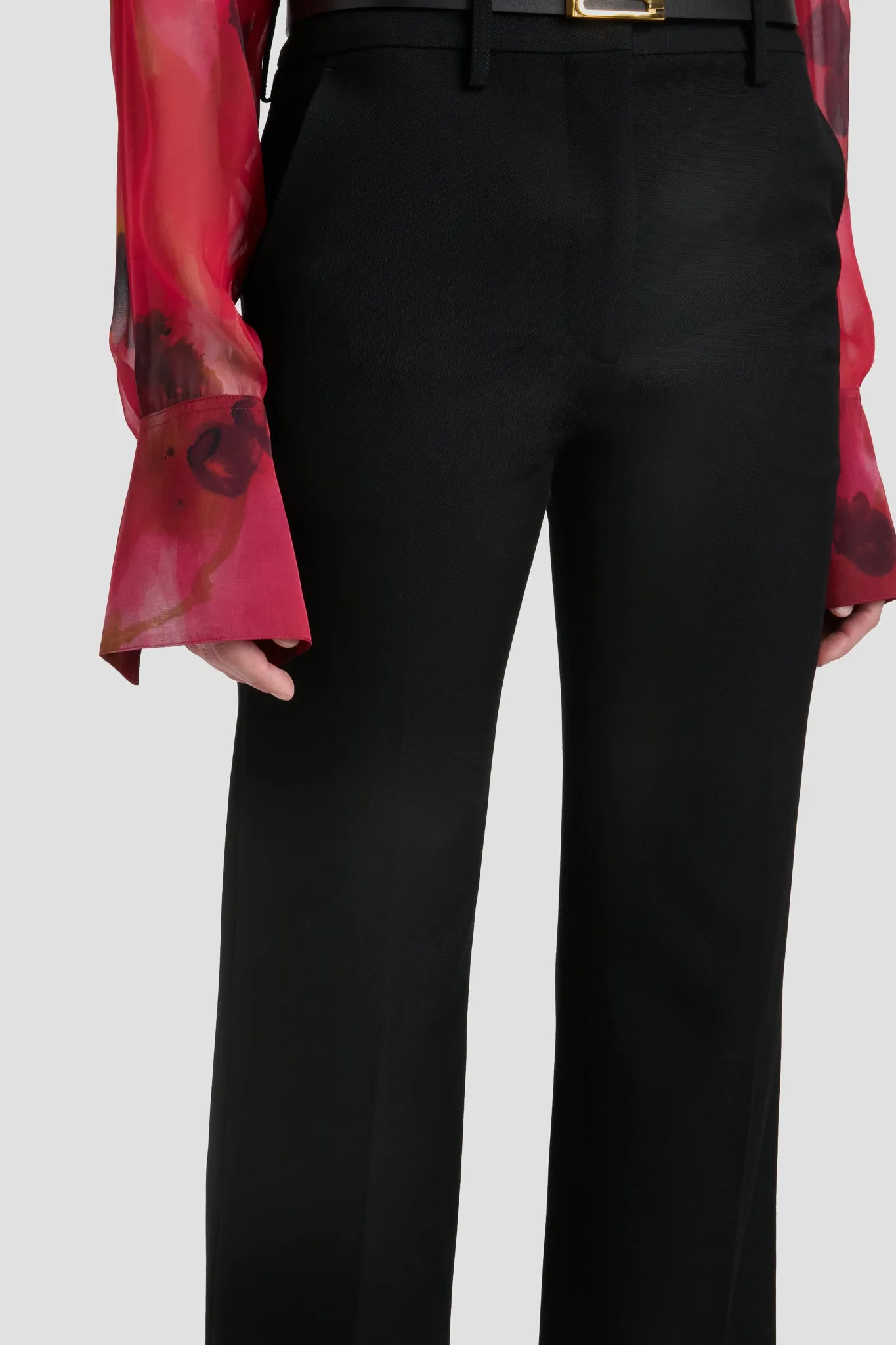 Tailored Straight Leg Trouser In Black sold by Victoria Beckham product image thumbnail 2