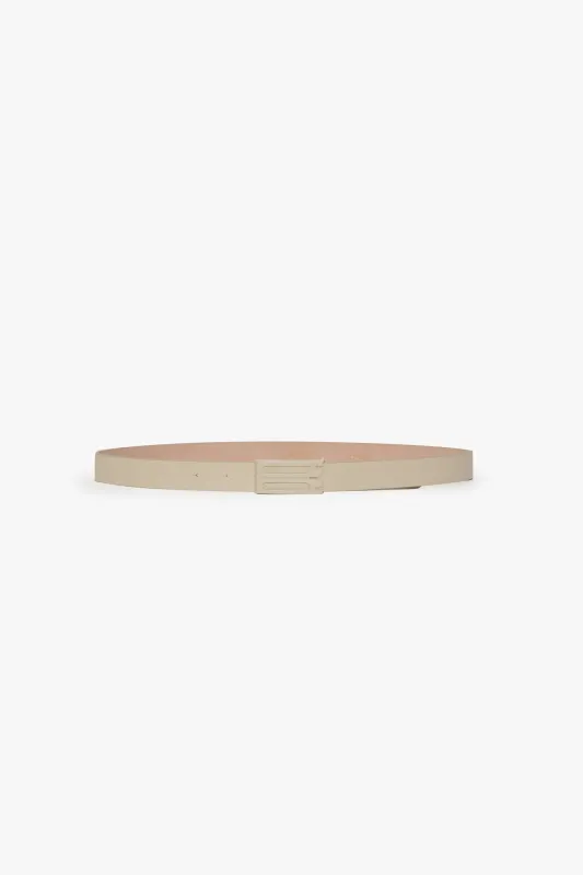 Tonal Dorian Belt In Ivory Smooth Leather sold by Victoria Beckham