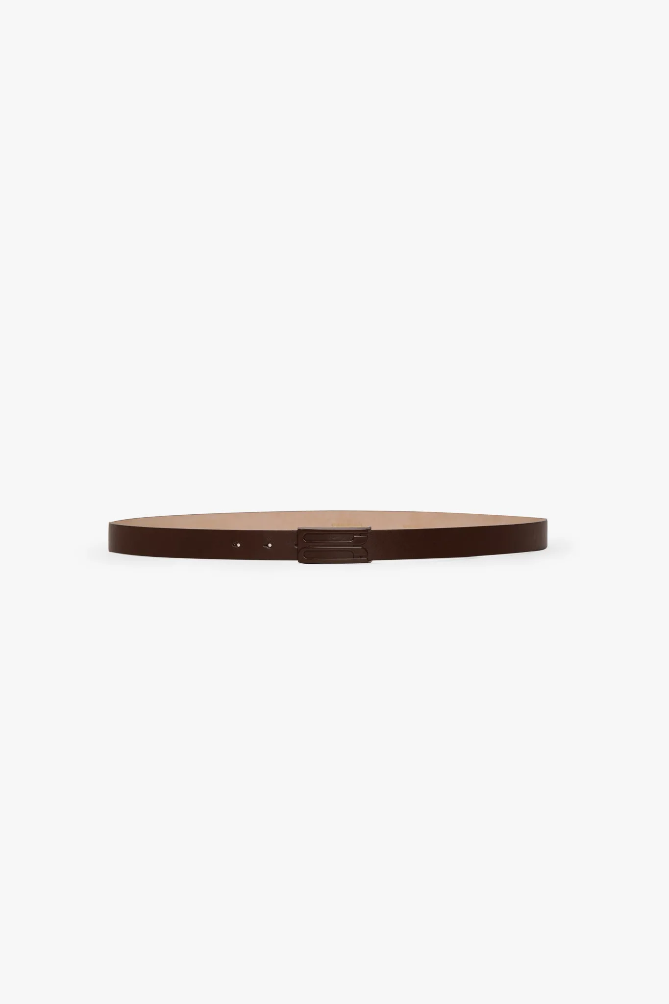 Tonal Dorian Belt In Dark Brown Smooth Leather sold by Victoria Beckham