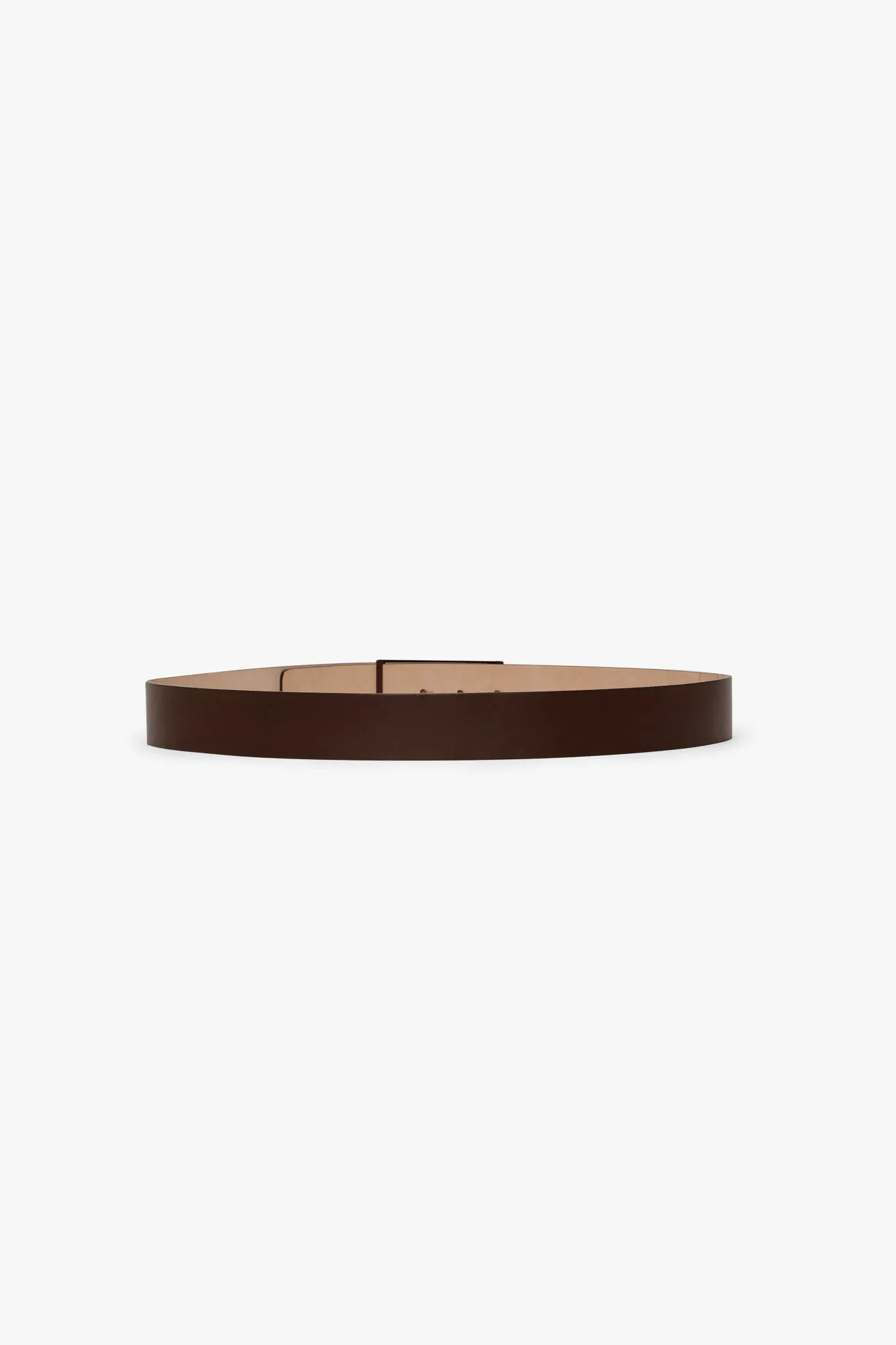 Tonal Jumbo Dorian Belt In Dark Brown Smooth Leather sold by Victoria Beckham product image thumbnail 4