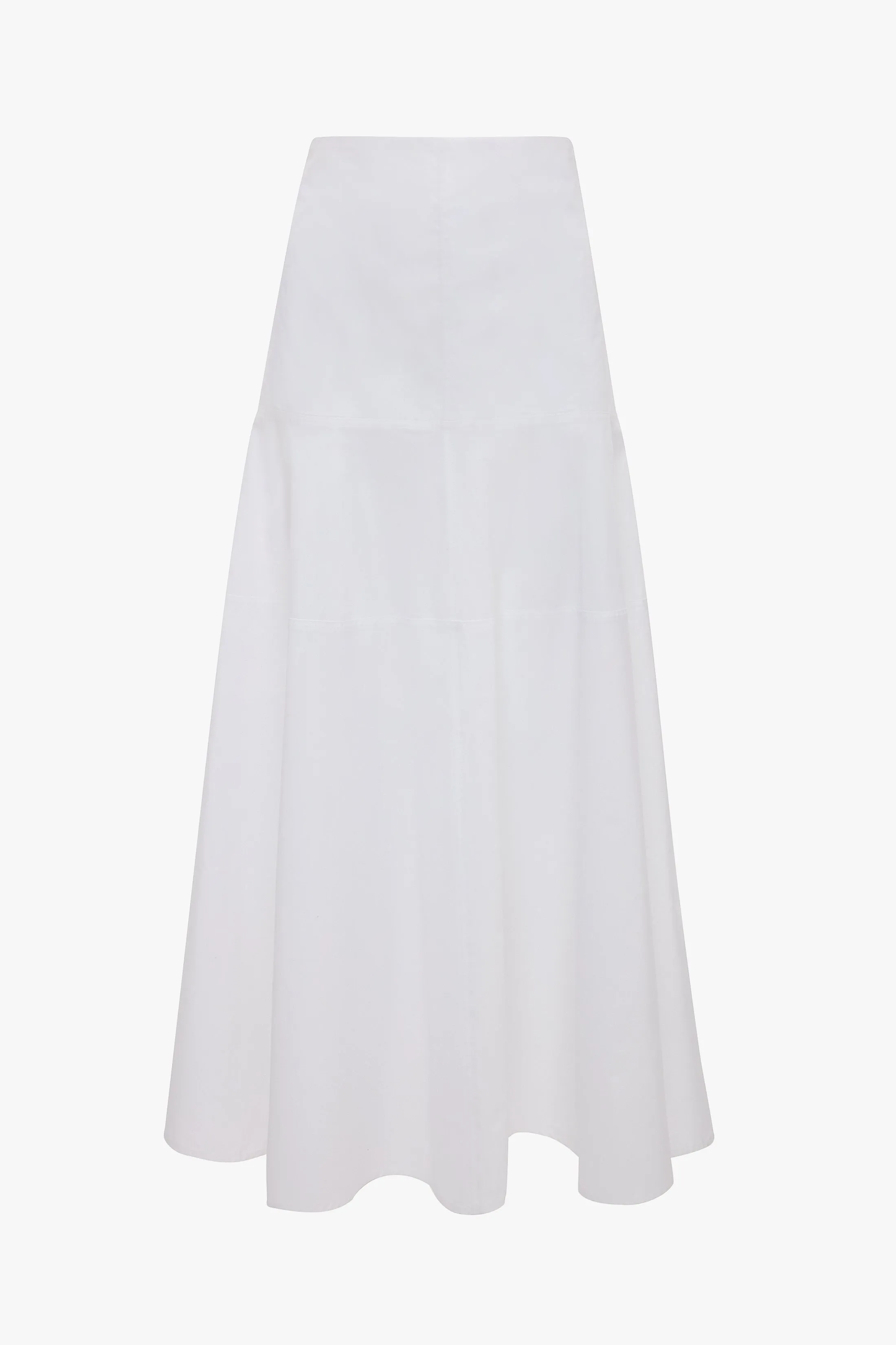 Panelled Maxi Skirt In White sold by Victoria Beckham product image thumbnail 4