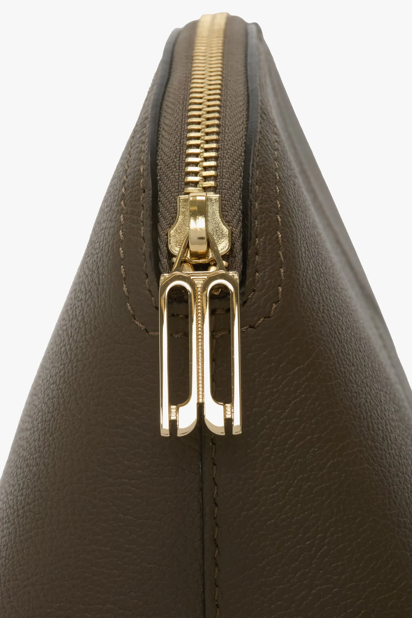 Victoria Large Pouch In Khaki Leather sold by Victoria Beckham product image thumbnail 4