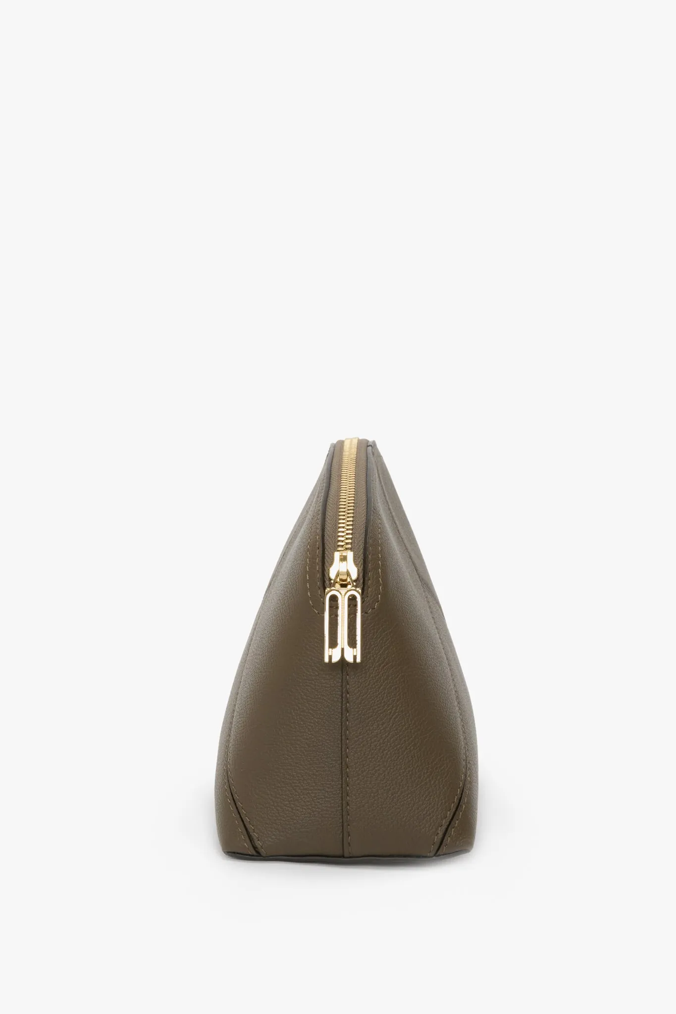 Victoria Large Pouch In Khaki Leather sold by Victoria Beckham product image thumbnail 3