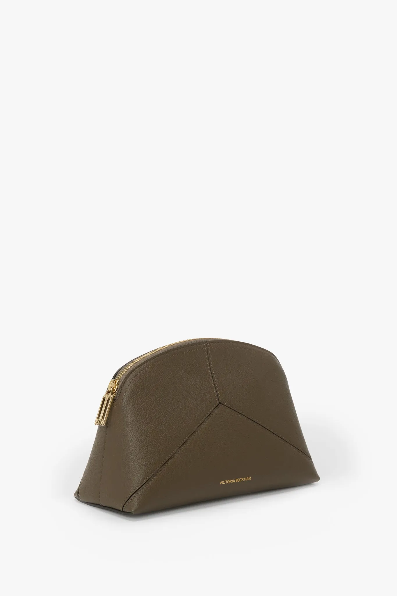 Victoria Large Pouch In Khaki Leather sold by Victoria Beckham product image thumbnail 2
