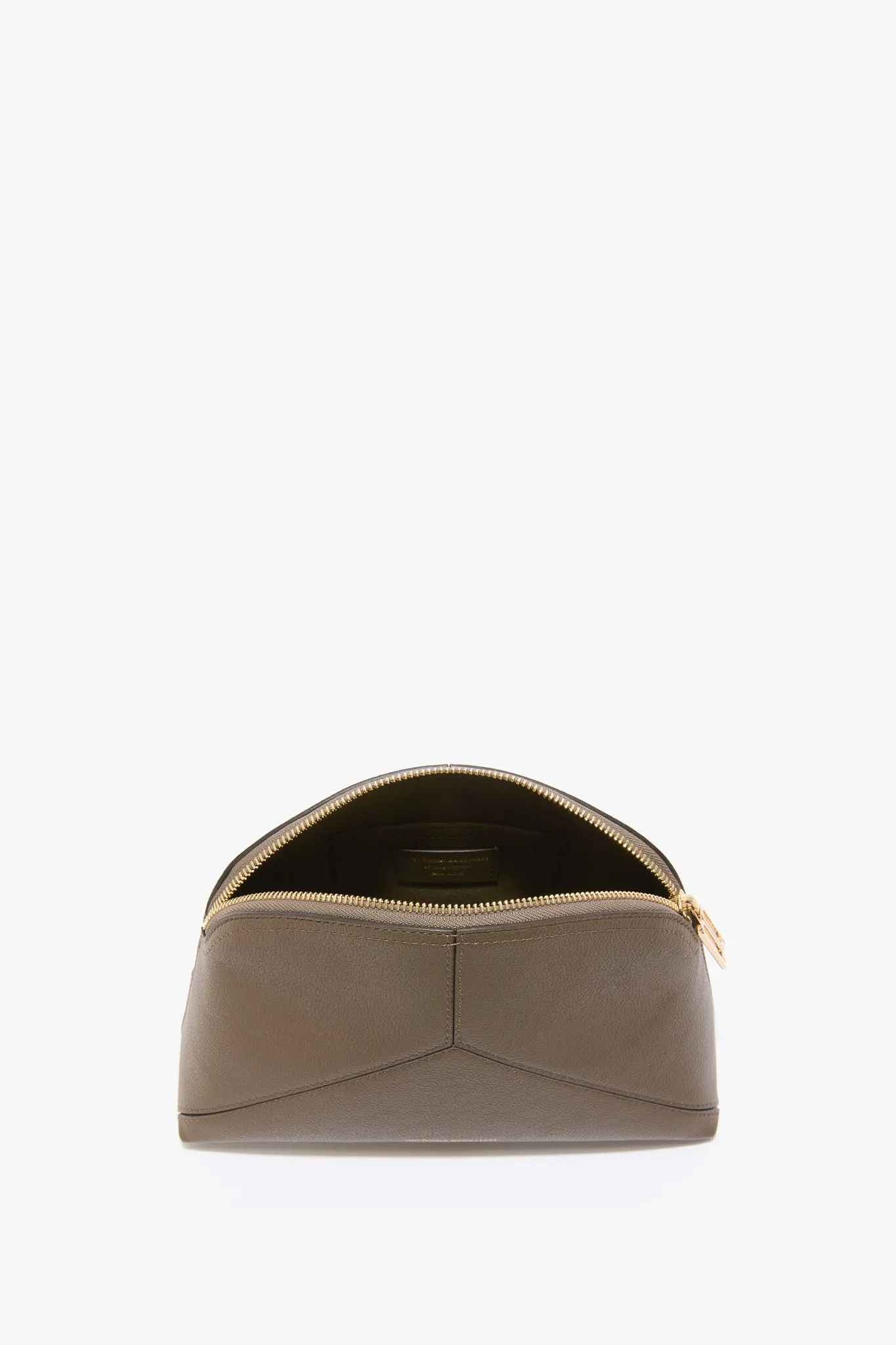 Victoria Large Pouch In Khaki Leather sold by Victoria Beckham product image thumbnail 5