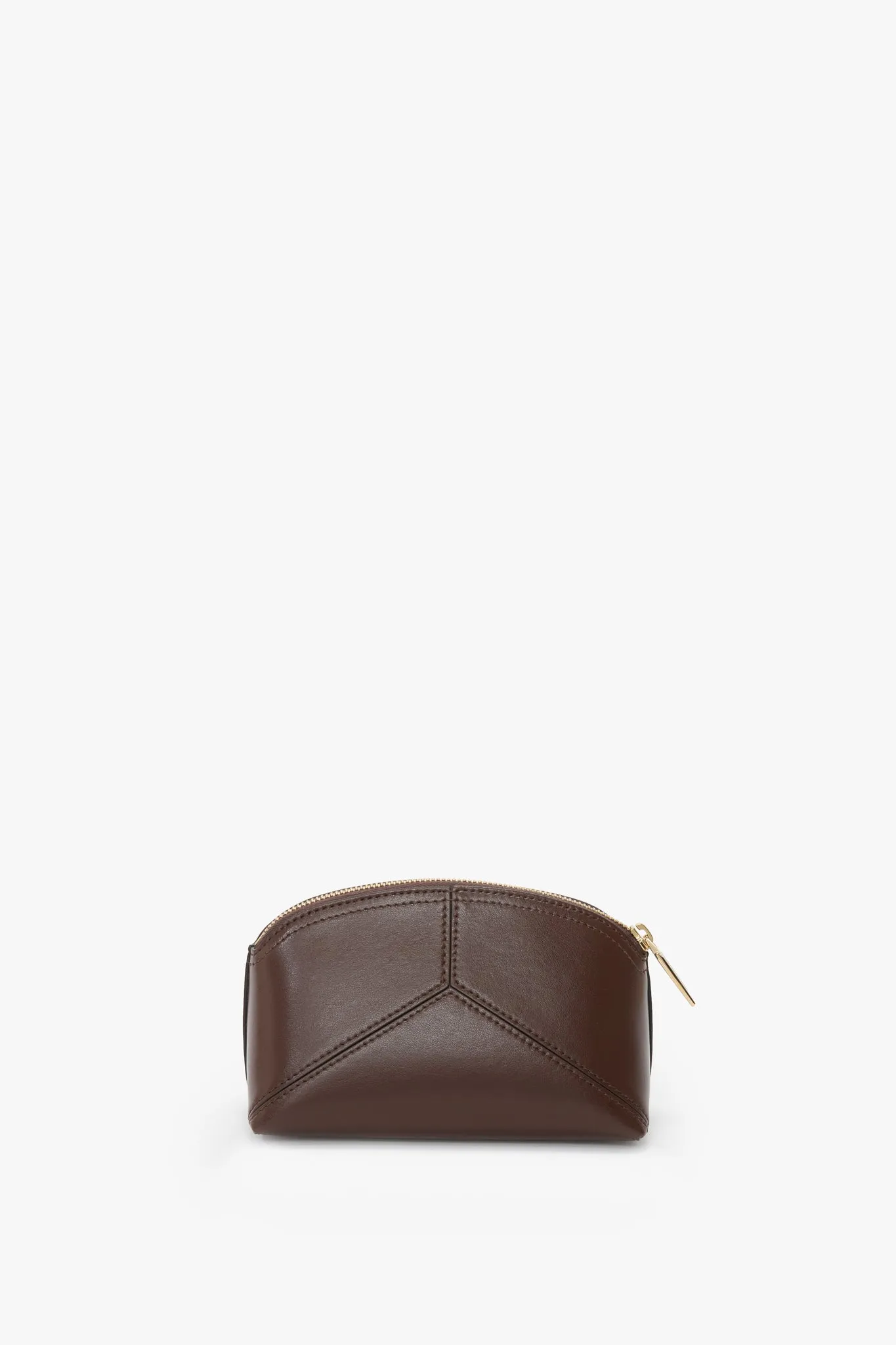 Victoria Mini Travel Pouch In Dark Brown Leather sold by Victoria Beckham product image thumbnail 5