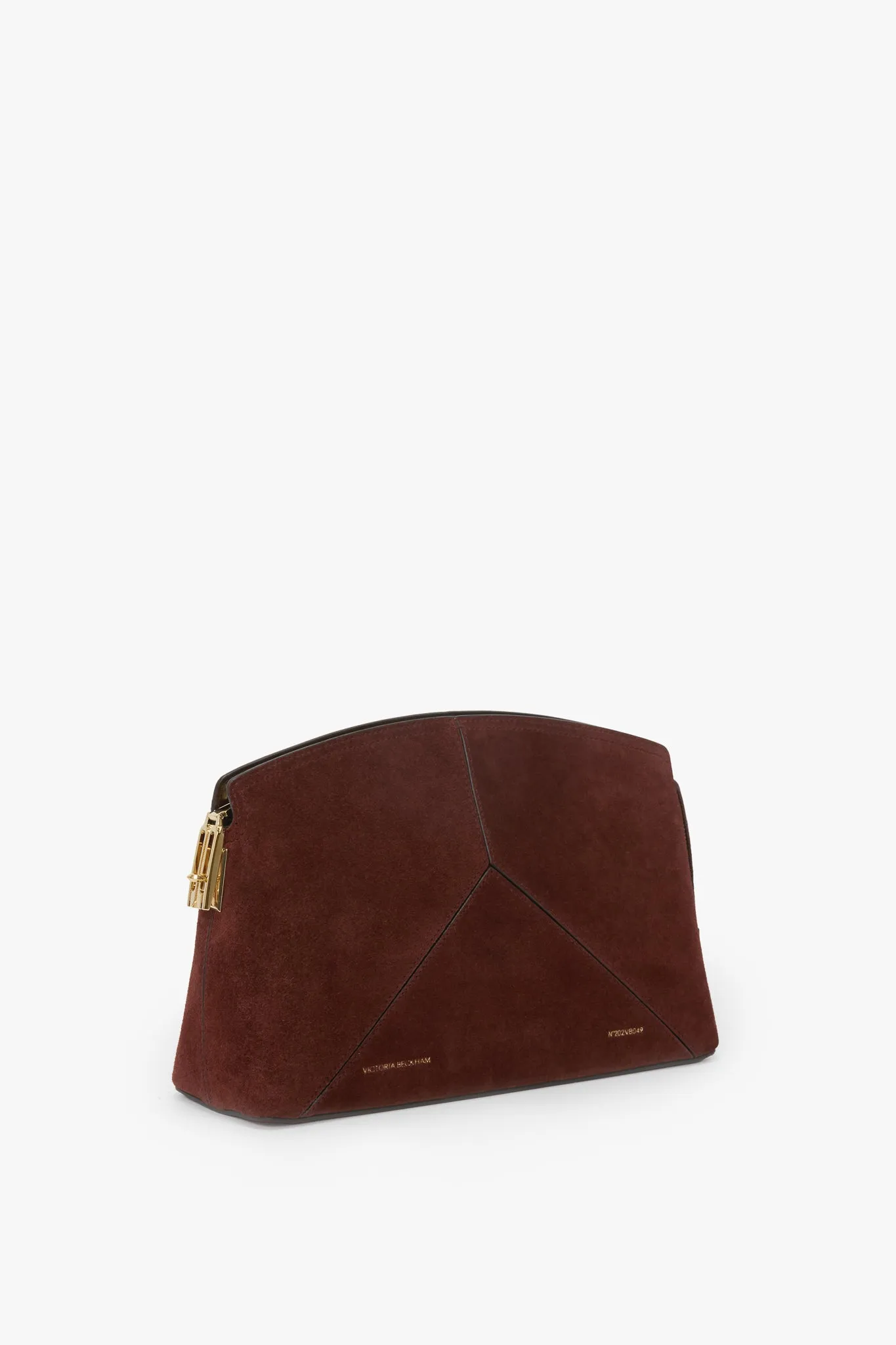 Victoria Clutch Bag In Dark Brown Suede sold by Victoria Beckham product image thumbnail 2