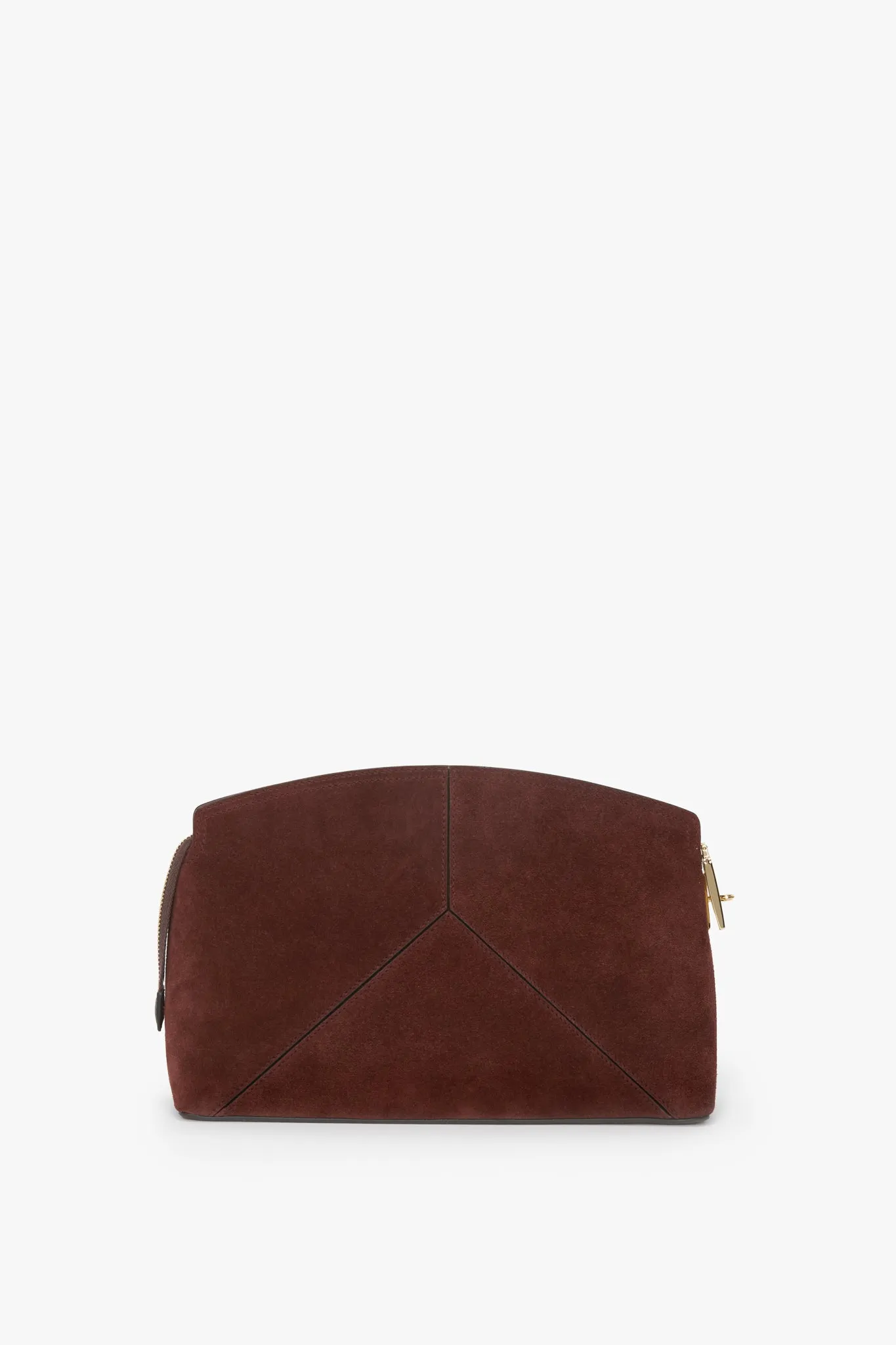 Victoria Clutch Bag In Dark Brown Suede sold by Victoria Beckham product image thumbnail 4