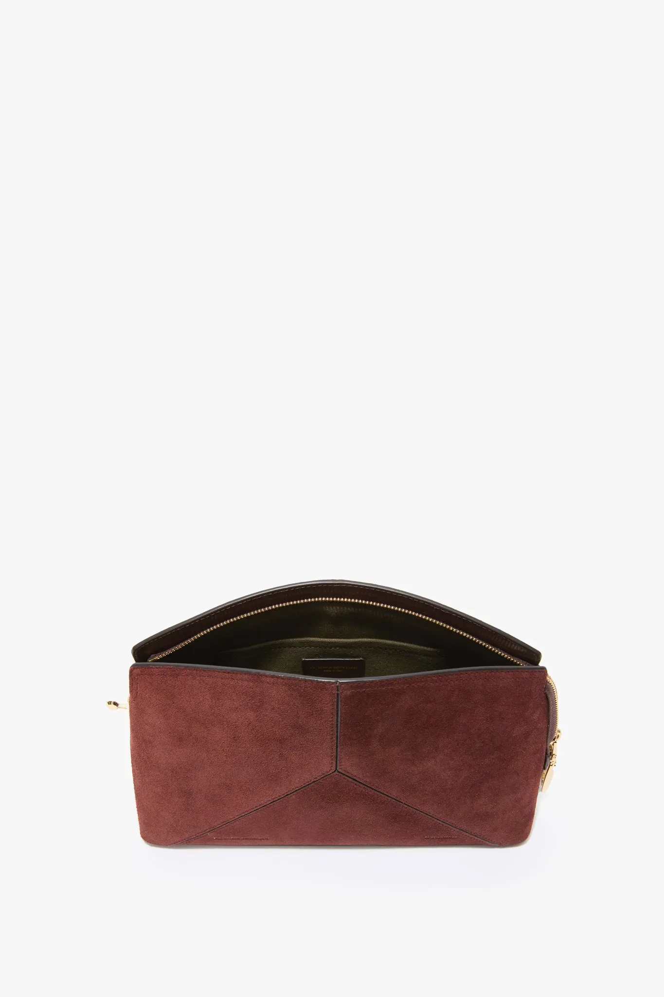 Victoria Clutch Bag In Dark Brown Suede sold by Victoria Beckham product image thumbnail 5