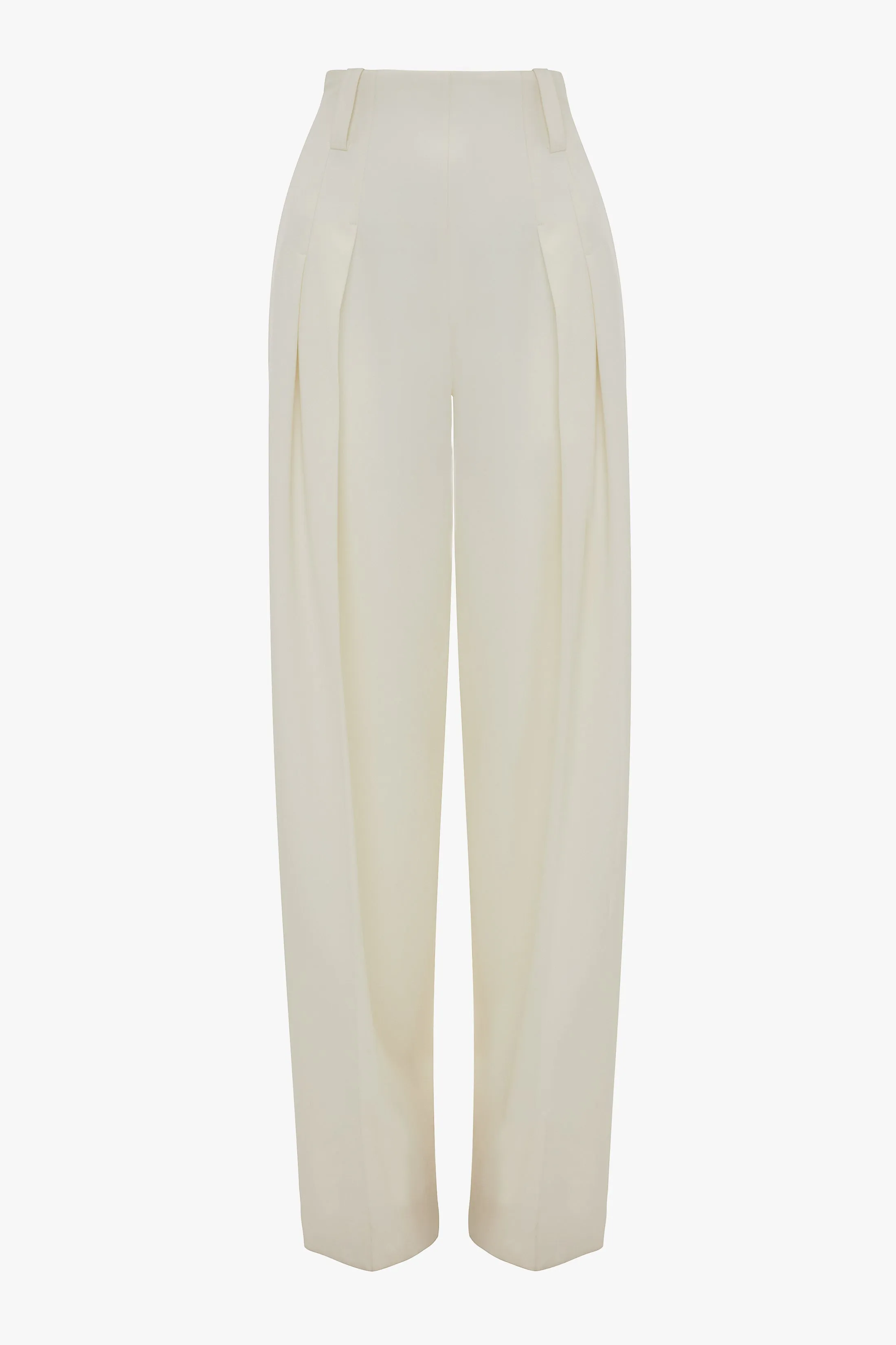 High Waisted Cinched Trouser In Ivory sold by Victoria Beckham product image thumbnail 5