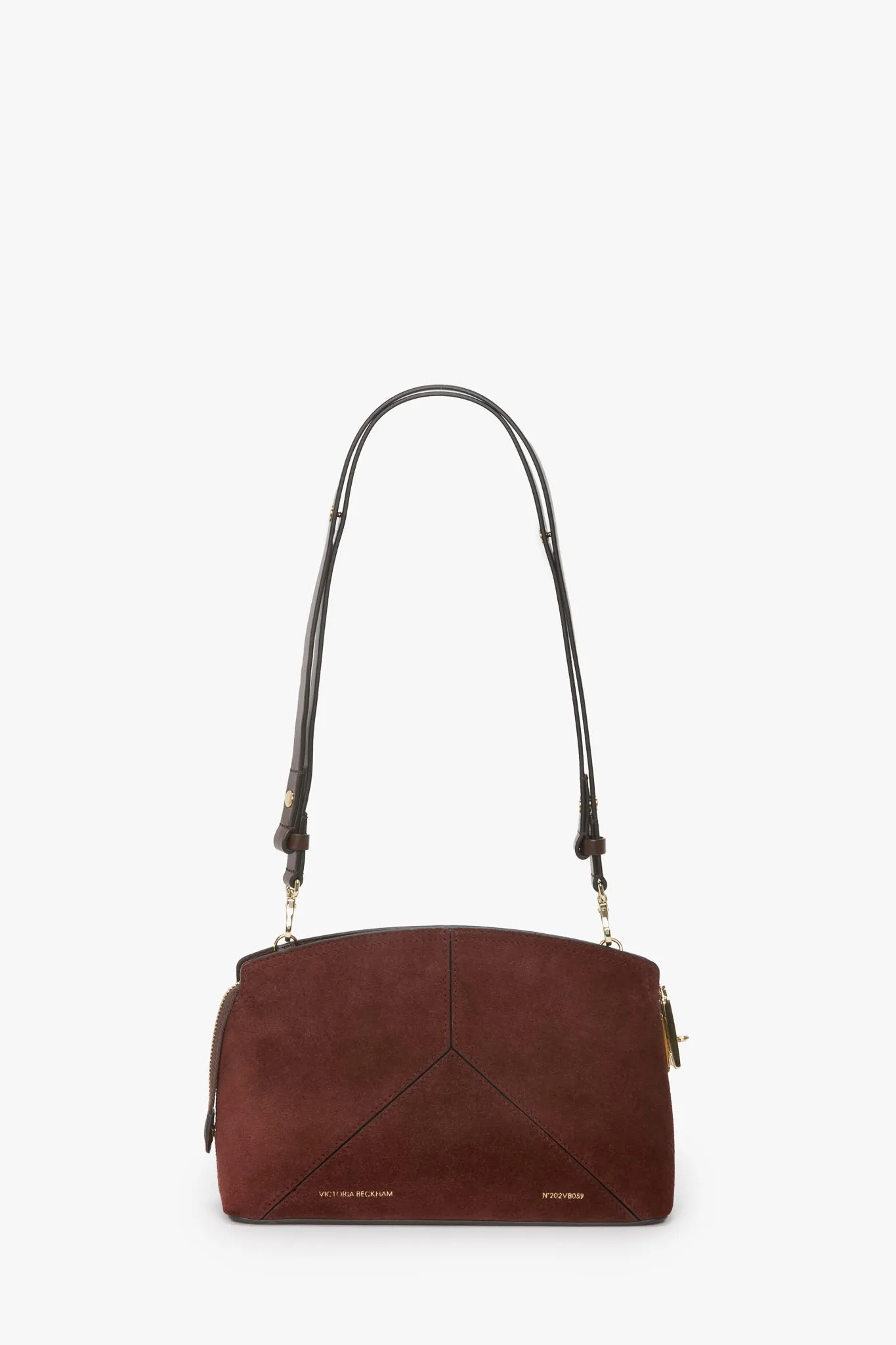 Victoria Crossbody Bag In Dark Brown Suede sold by Victoria Beckham product image thumbnail 2
